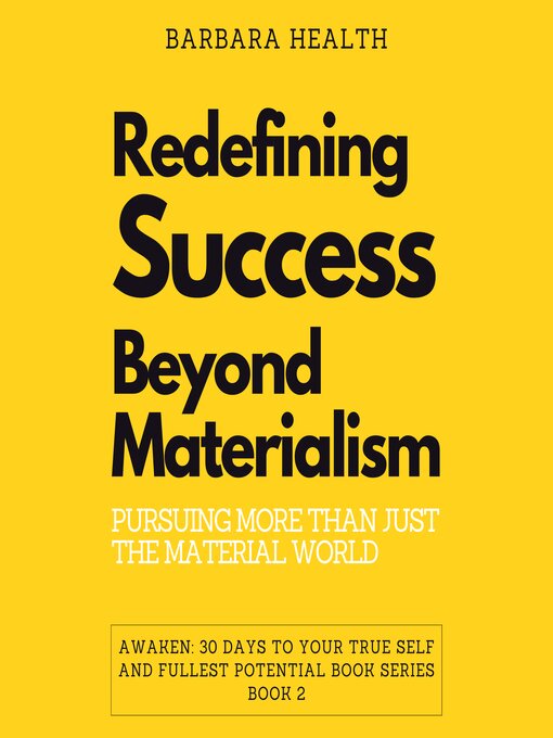 Cover image for Redefining Success Beyond Materialism